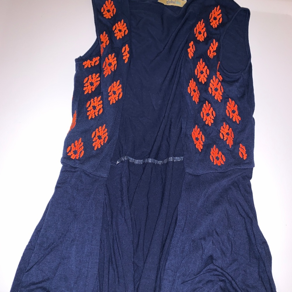 Vest cardigan by Global Desi